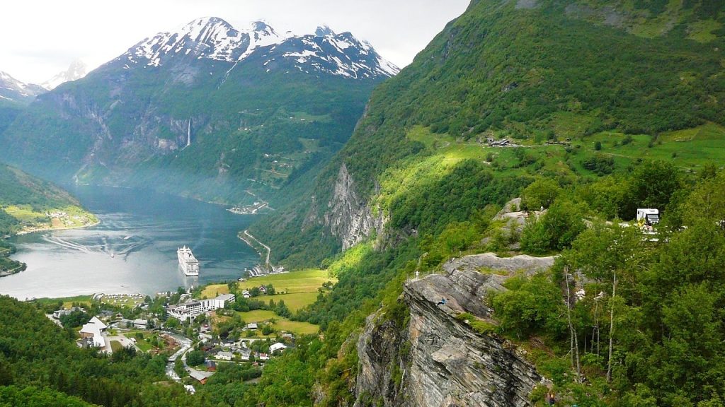 Geirangerfjord in Norwegen